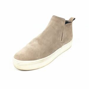Dolce Vita Taupe Suede Tate High Top Sneaker Size 8.5
